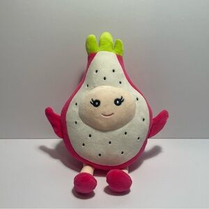 Plush Dragon Fruit Toy - Pink and Green